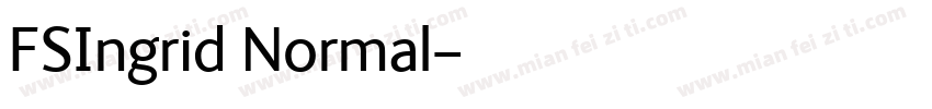 FSIngrid Normal字体转换